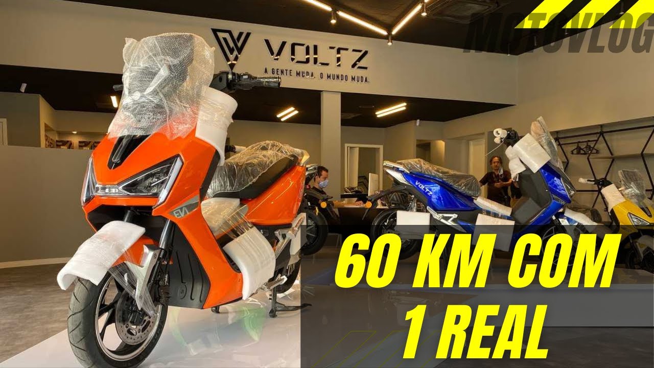 TUDO SOBRE A MOTO ELÉTRICA VOLTZ - SCOOTER EV1 [ADEUS GASOLINA]