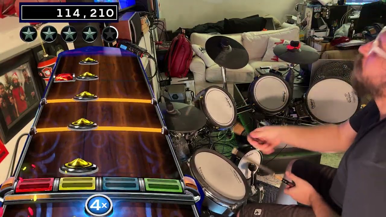 Ain't Talkin' Bout Love (Van Halen) Drum Cover (music version) RB4 chart