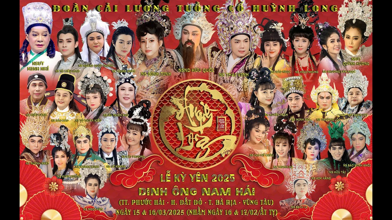 [ Hát Chầu ] MAI TRẮNG SE DUYÊN - Đoàn HUỲNH LONG tại Dinh Ông Nam Hải [ Phước Hải - VT ] 15/3/2025