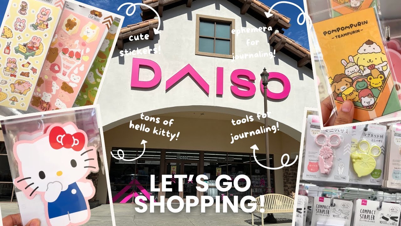 Let’s go shopping at Daiso! // Shop With Me + Haul // Cute Stationery Items! 📝