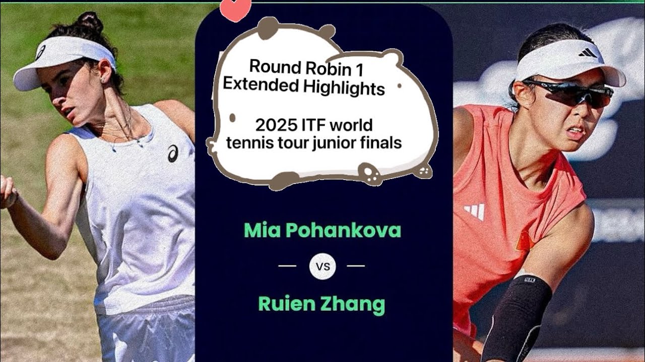 Extended Highlights POHANKOVA vs ZHANG 2025 ITF Junior Final RR1 #tennis #juniortennis #highlights