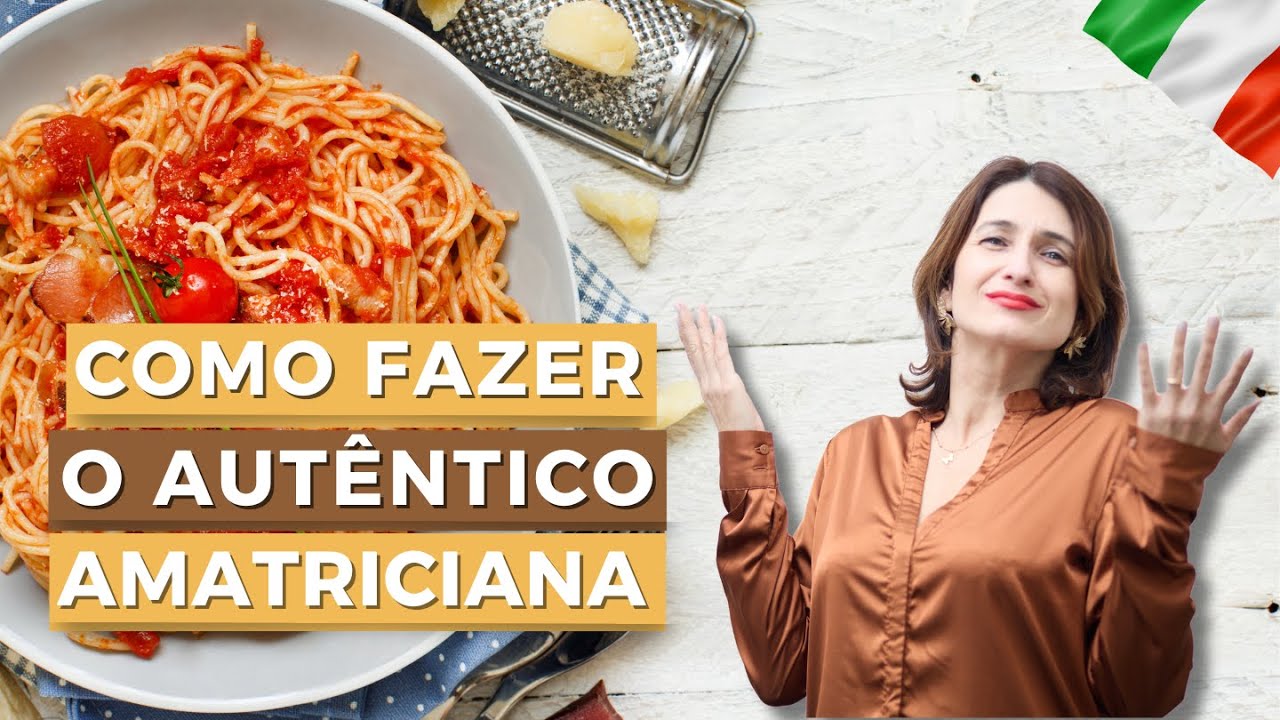 [PASSO A PASSO] RECEITA DO VERDADEIRO AMATRICIANA, MOLHO ITALIANO FÁCIL, PREPARADO POR UM CALABRÊS.