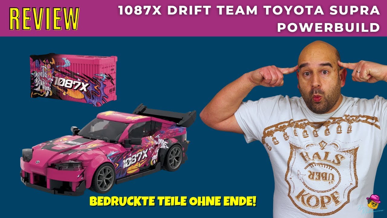 Satte Drucke & Lizenzen: Toyota Supra 1087X Drift Team von PowerBuild im Review | Set PB8852