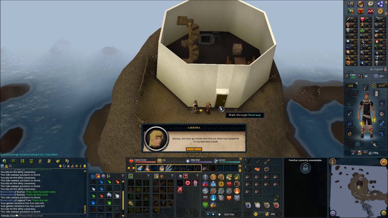 Runescape - Horror From the Deep Quest Guide