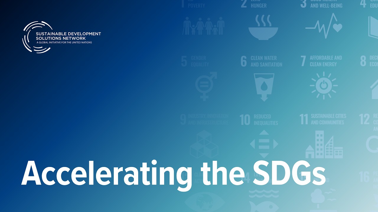Accelerating the SDGs