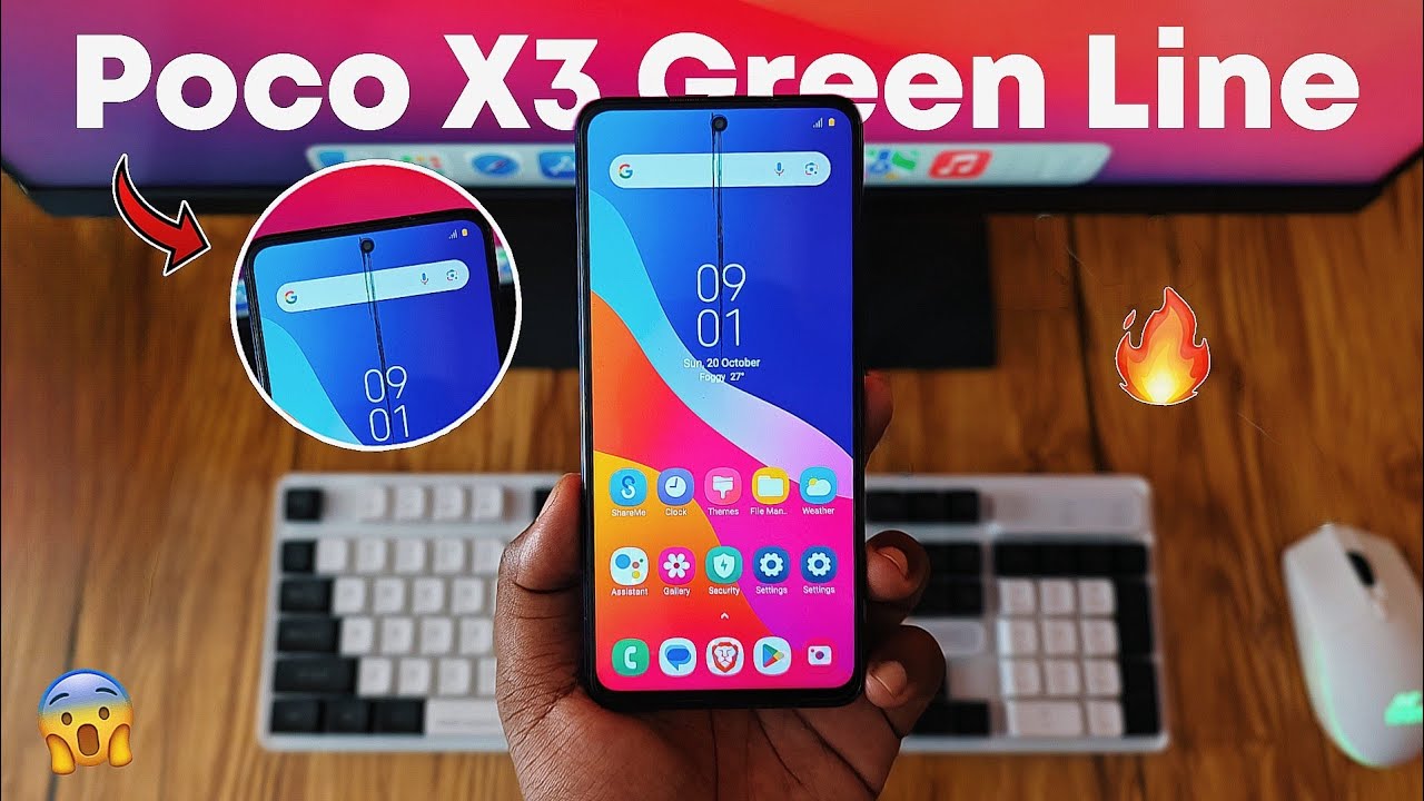 Poco X3 Green Line Problem - LCD Screen Green Line