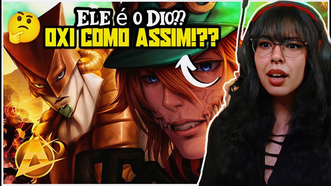 (JOJO'S É BIZARRO!🤣) Diego Brando - Jurassic World (Jojo's Bizarre Adventure) - AniRap | React