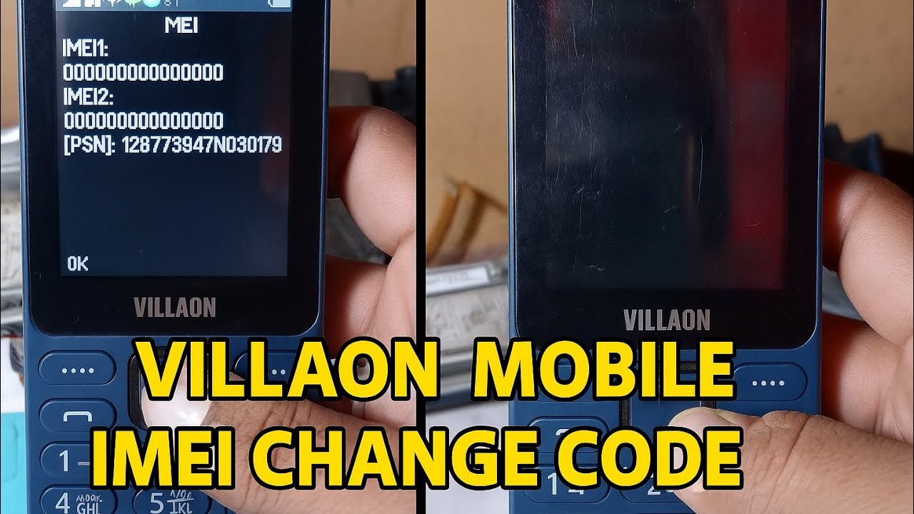 VILLAON Mobile IMEI Change Code | IMEI Null Problem Fix | Full Guide
