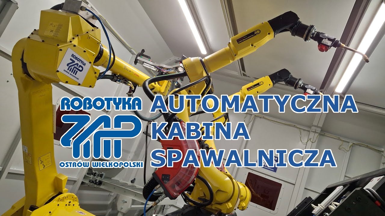 Zrobotyzowane stanowisko spawalnicze z automatycznym rozładunkiem z konfigurowalnym oprzyrządowaniem