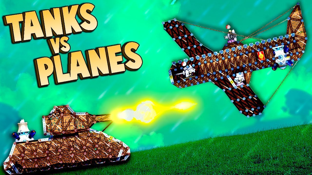 AIR STRIKE INCOMING!  Planes vs Tanks in Forts (Forts Multiplayer Gameplay)