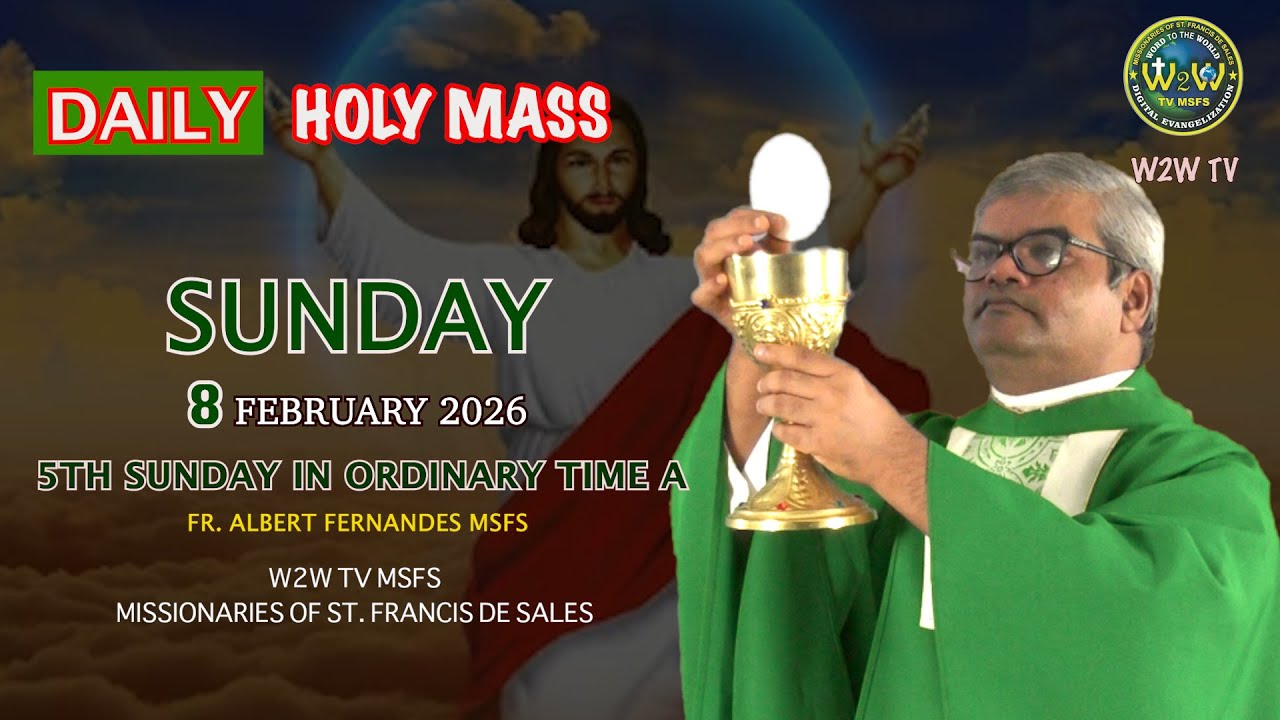 SUNDAY HOLY MASS | 8 FEBRUARY 2026 | 5TH SUNDAY IN ORDINARY TIME A by Fr  Albert #holymassdaily