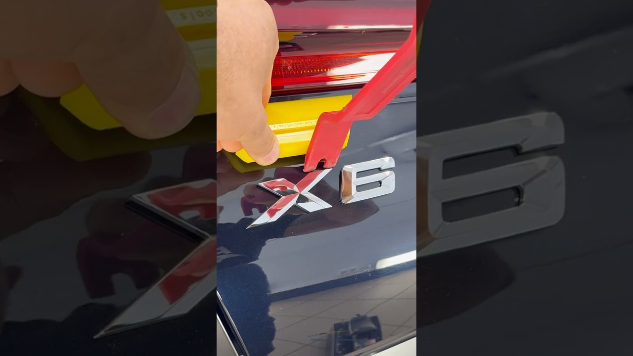 Remove BMW X6 Emblem Cleanly &ndash; Perfect for Wrap or Swap