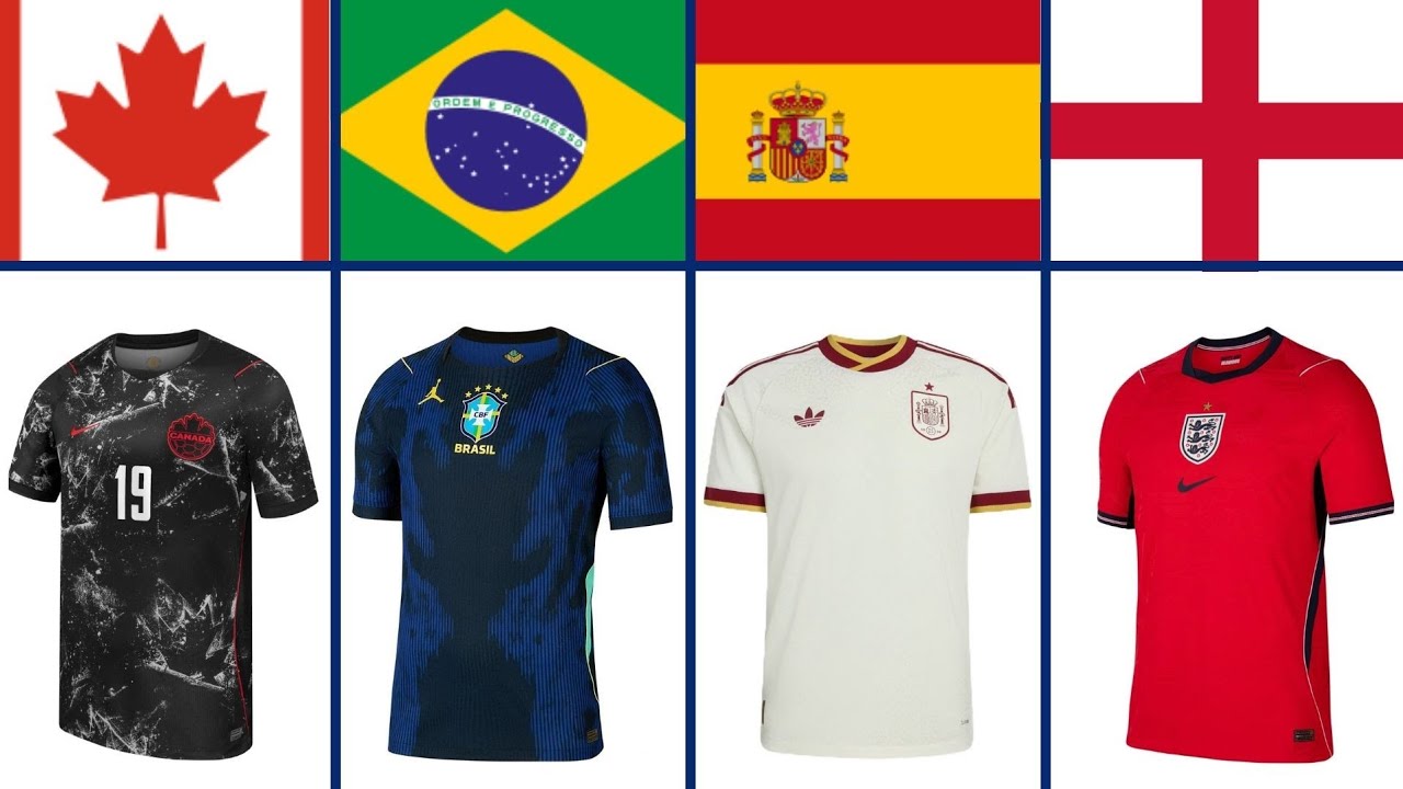 FIFA World Cup 2026 - All 48 Team Away Jerseys Revealed! ⚽🔥