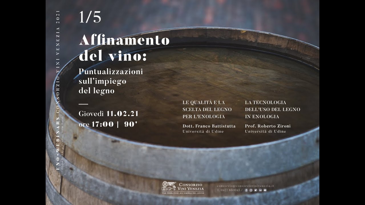 Affinamento del vino: Puntualizzazioni sull'impiego del legno