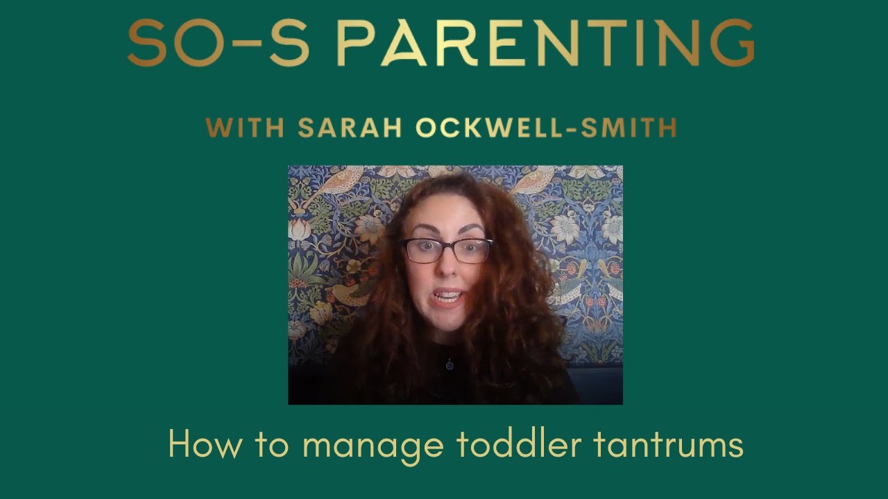 How to manage toddler tantrums