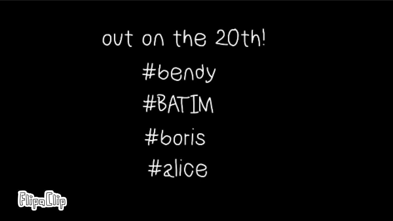 Stay tuned! #bendy#batim#boris#alice