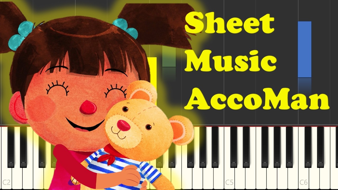 🧸My Teddy Bear – Super Simple Songs Piano Sheet Music | Sheet Music AccoMan