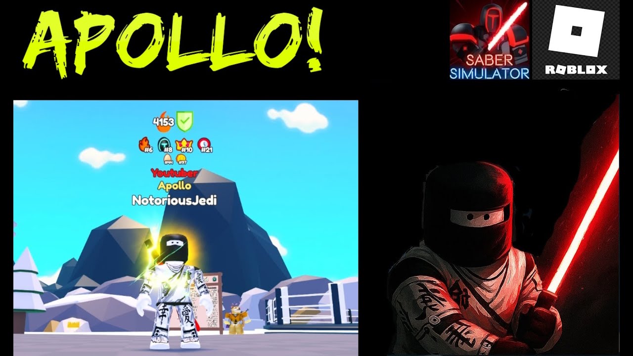 NotoriousJedi reaches Apollo on Saber Simulator! Valentine's Event and new secret tomorrow!