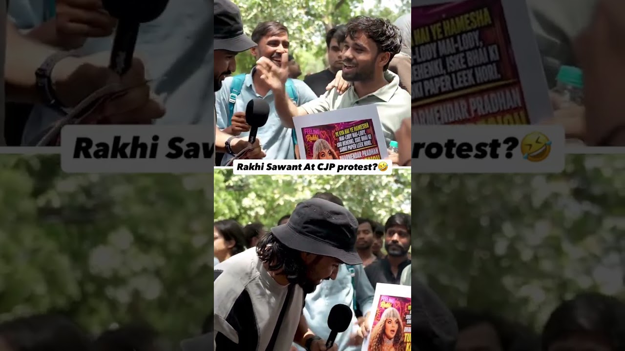 People got creative at the CJP protest 🤣