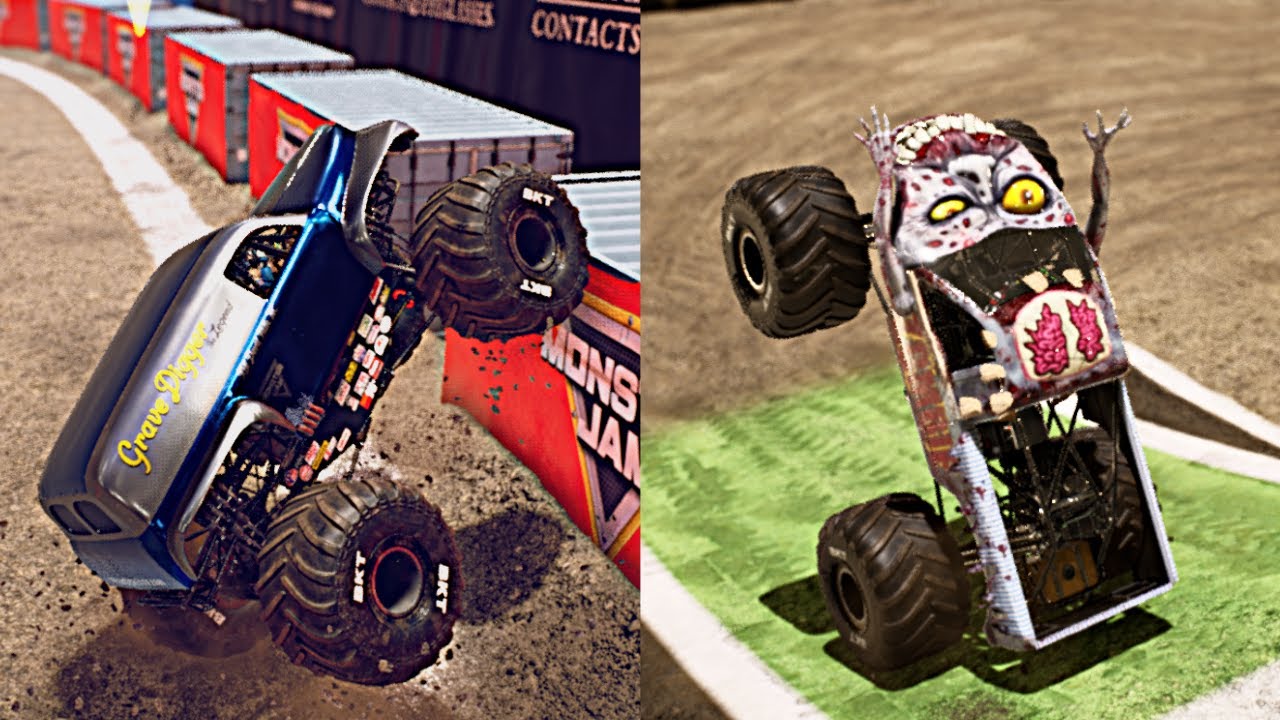 UNDEAD MONSTER TRUCKS BEST Freestyle Moments from Monster Jam: Steel Titans 2