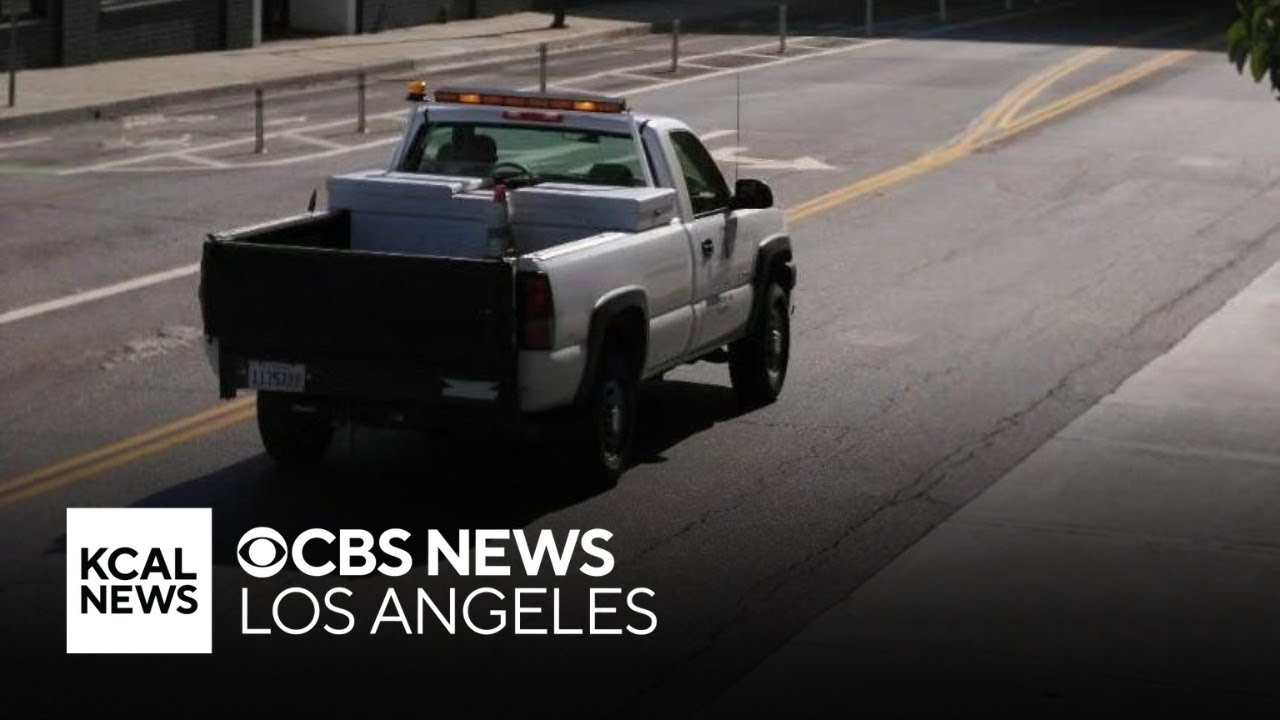 Burbank police search for stolen Water and Power pickup truck
