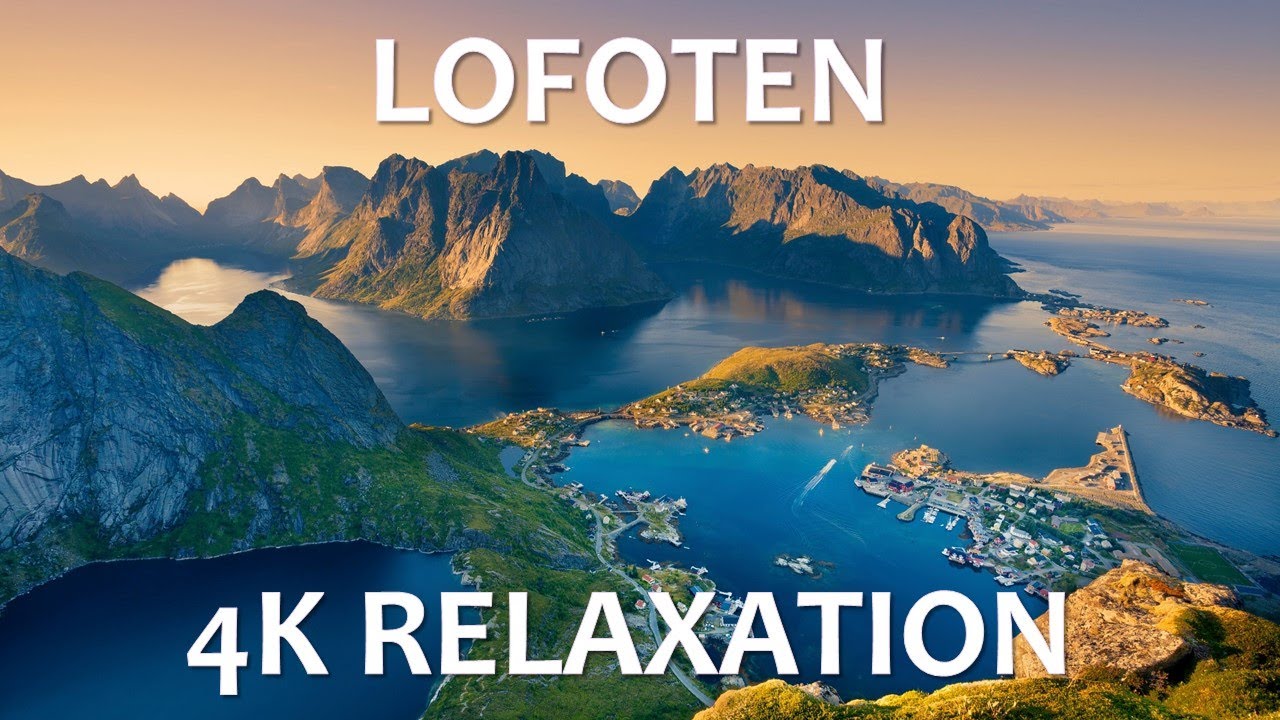 Lofoten NATURE : 4K Relaxation Calm Video * Take a 15 mins Break * I Crew Explorer I