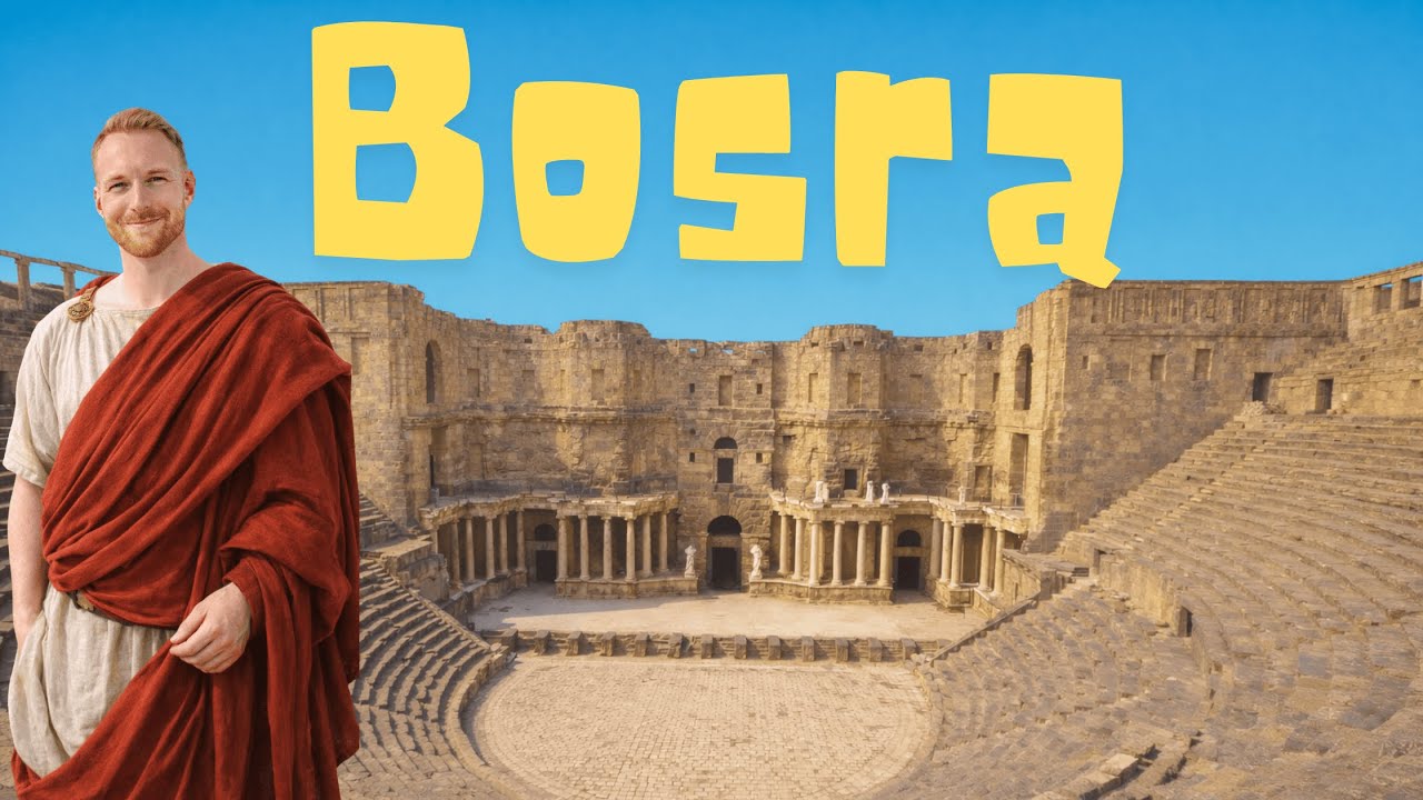 Visiting the World's Best Preserved Roman Theater - Bosra, Syria