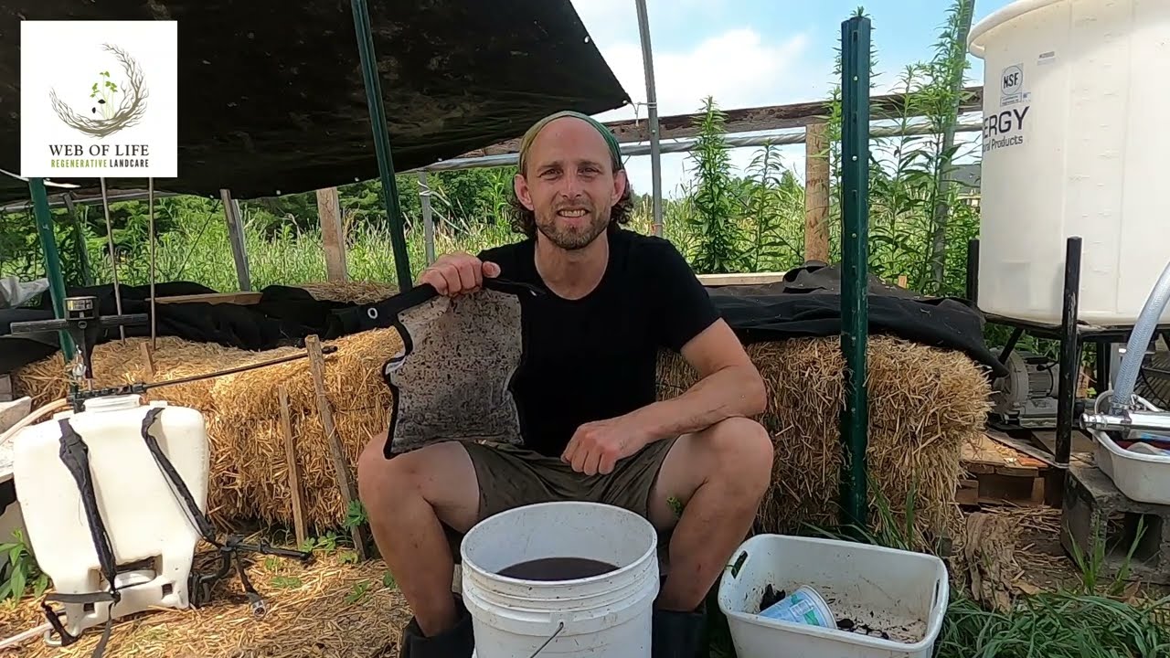 How I Make Biologically Rich Compost Extract, Garden-Scale