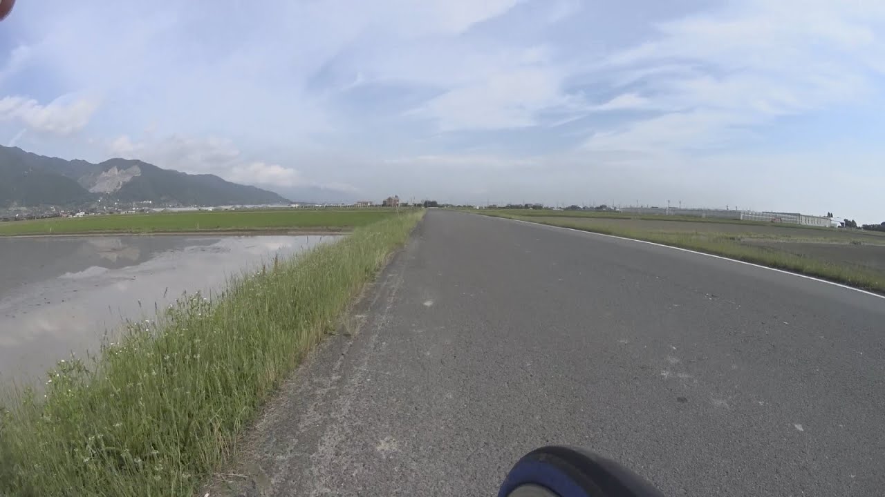 ロードバイクで名古屋から海津市の広域農道へサイクリング