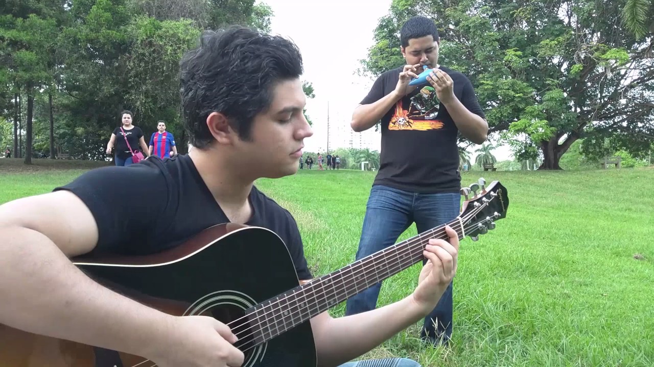 Lon Lon Ranch guitar + ocarina live @Park