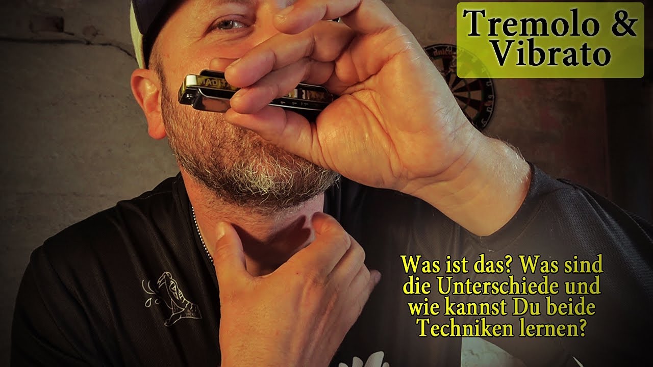 Blues Harp (Mundharmonika) lernen #29 Tremolo & Vibrato, Unterschiede und &Uuml;bungen zum Mitmachen.