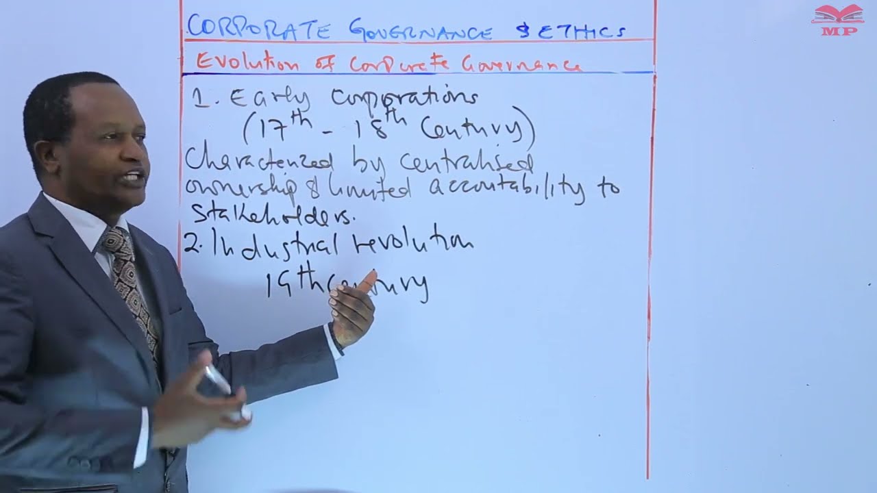 Evolution of Corporate Governance