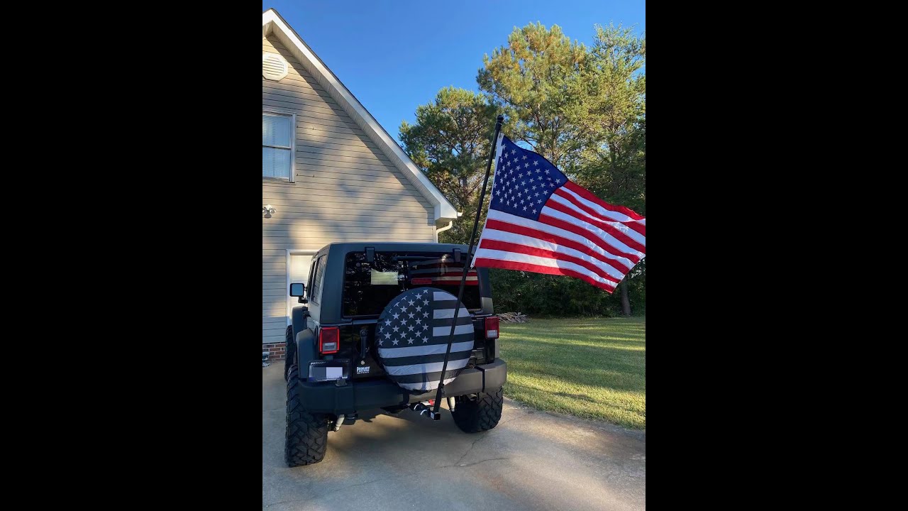 You need this 7ft flag pole🇺🇸🇺🇸, it's made of carbon fiber!