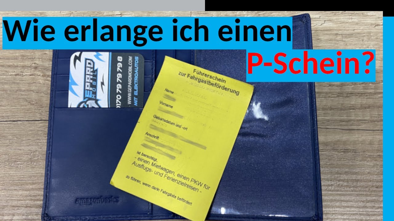 Personenbeförderungsschein einfach erklärt