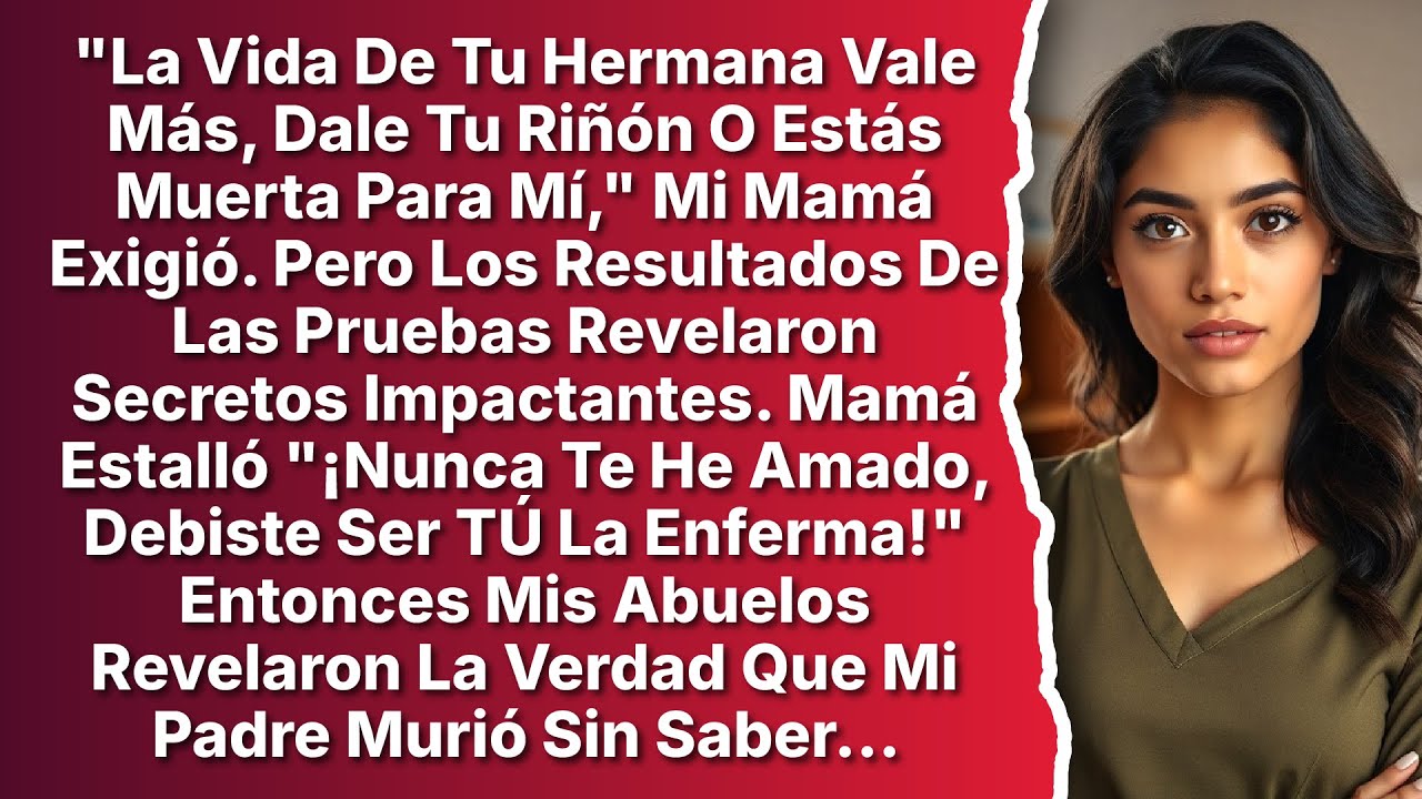 Dale Tu Riñón A Tu Hermana O Estás Muerta Para Mí
