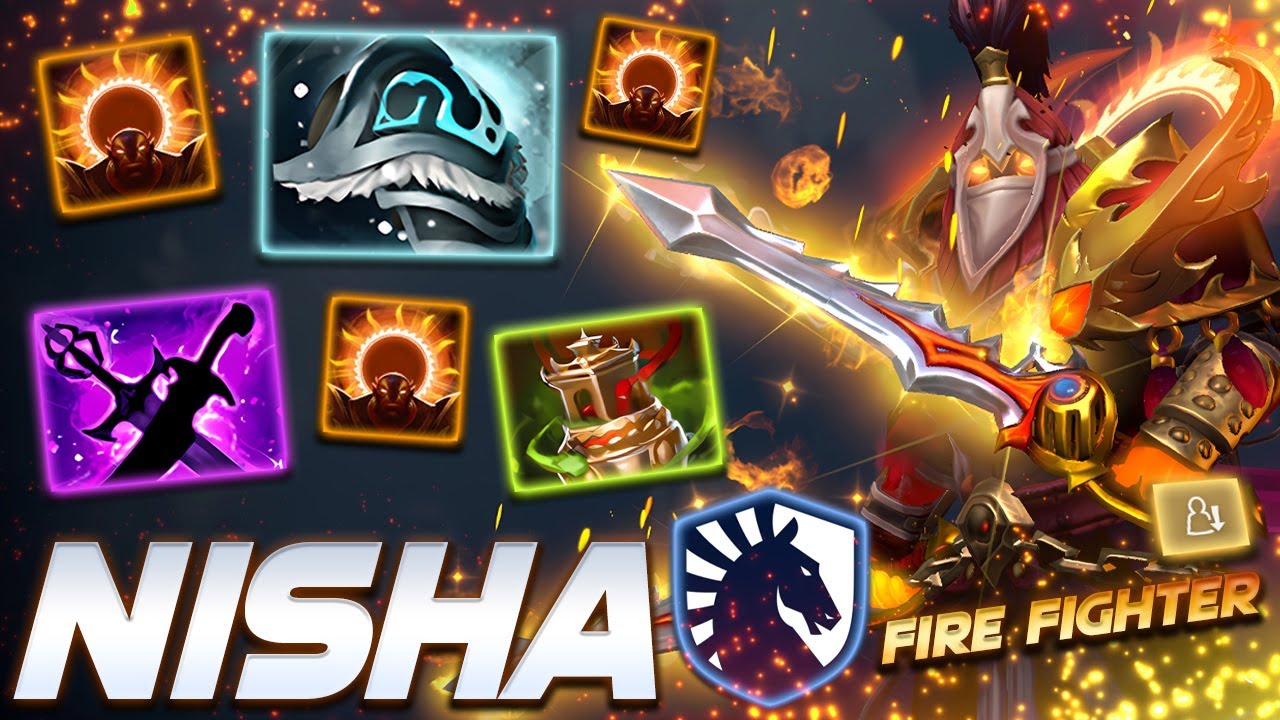 Nisha Ember Spirit Fire Boss - Dota 2 Pro Gameplay [Watch & Learn]