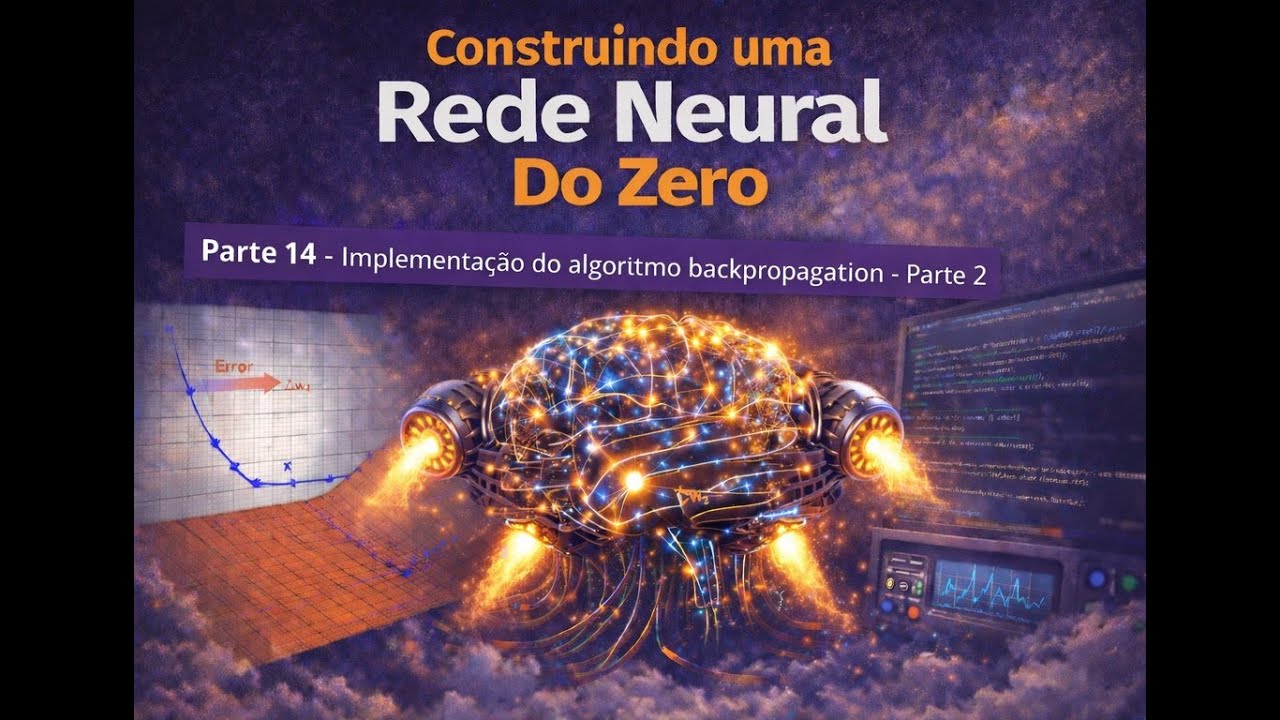 Construindo uma rede neural do zero Parte 14 - Implementação do algoritmo backpropagation - Parte 2