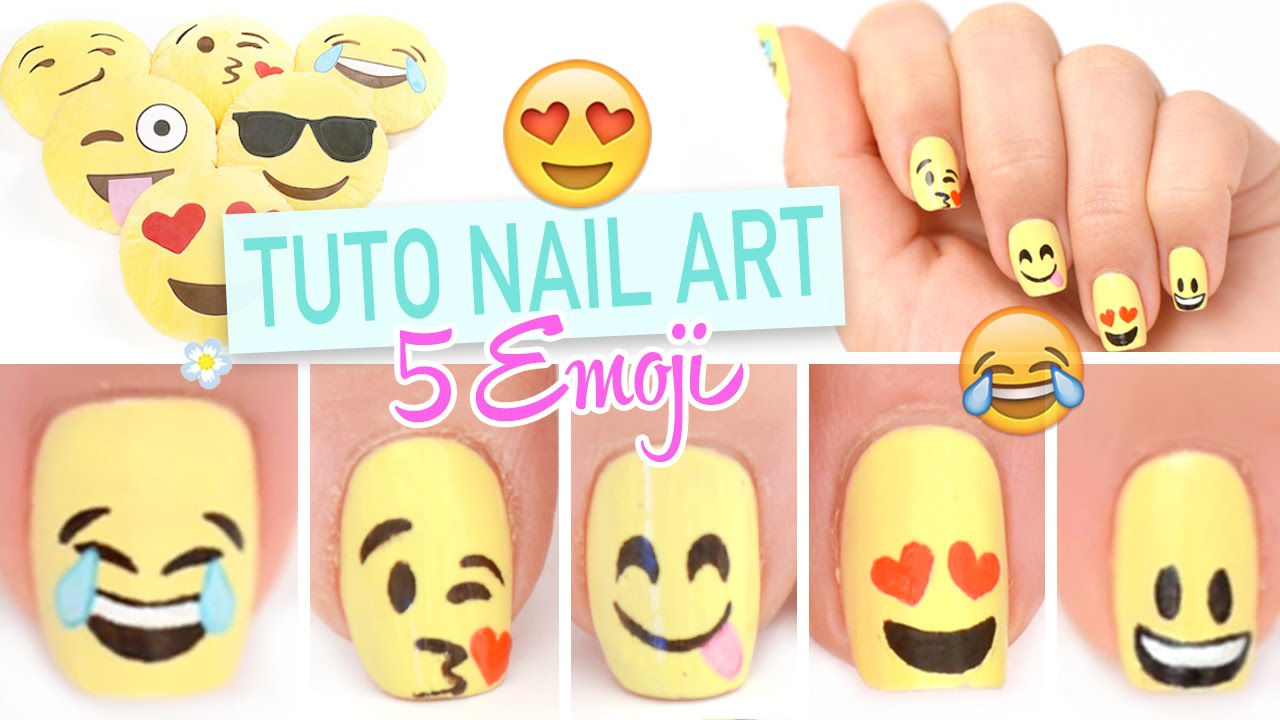 ♡ Emoji Nail art