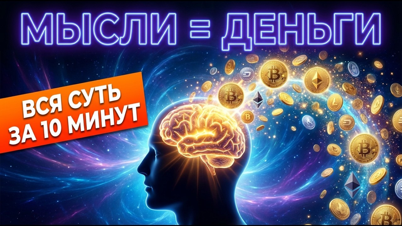 Как заставить подсознание приносить деньги?  Метод Наполеона Хилла | Вся суть  за 10 минут