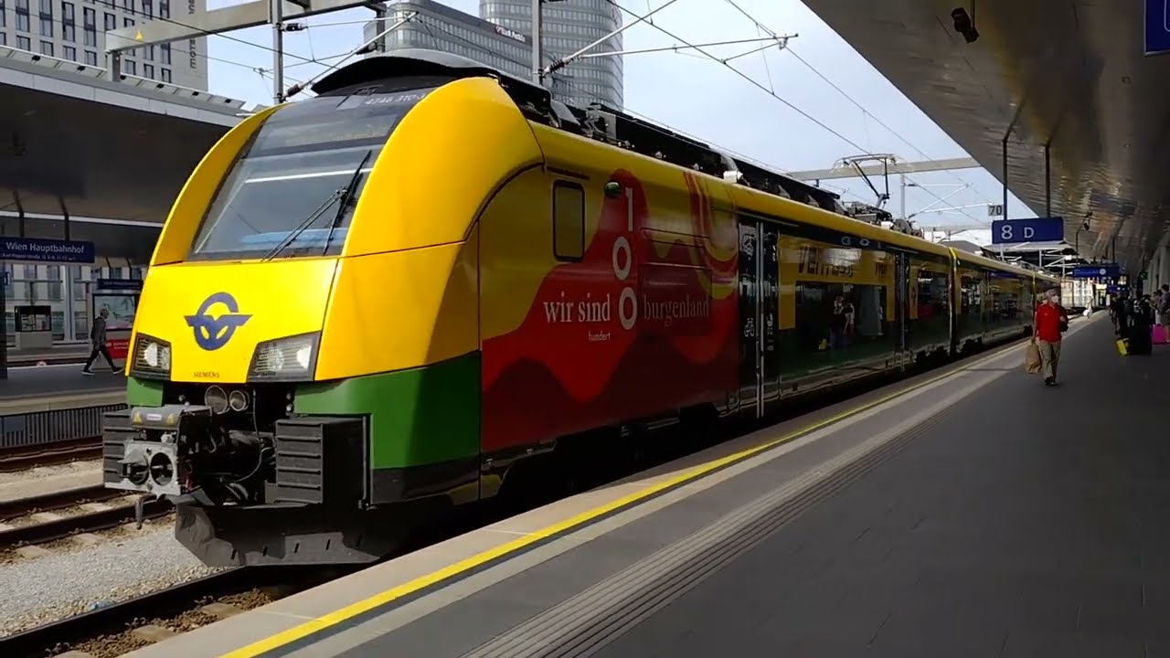 Wien Hbf (AT), departure GYSEV REX 6 with destination Bratislava-Petrzalka (SK). (19/08/2022)