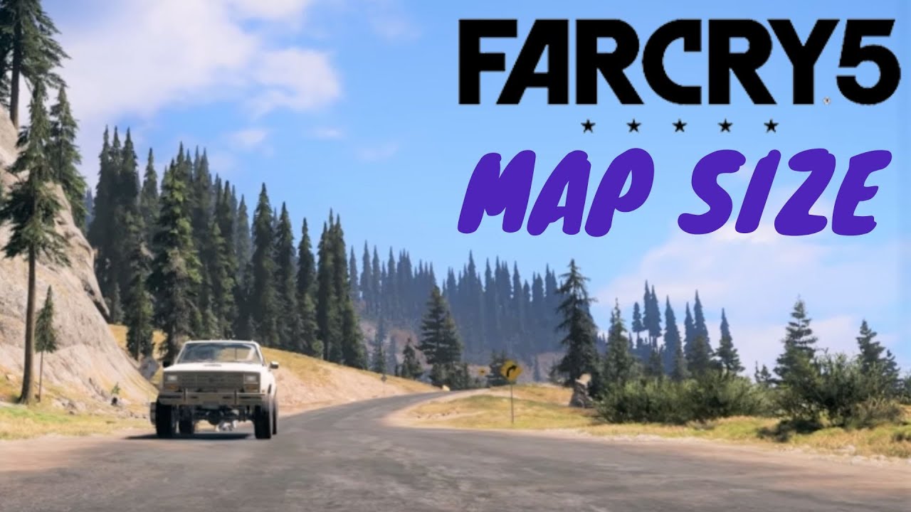 HOW BIG IS THE MAP in Far Cry 5? Creep Across the Map (2022)