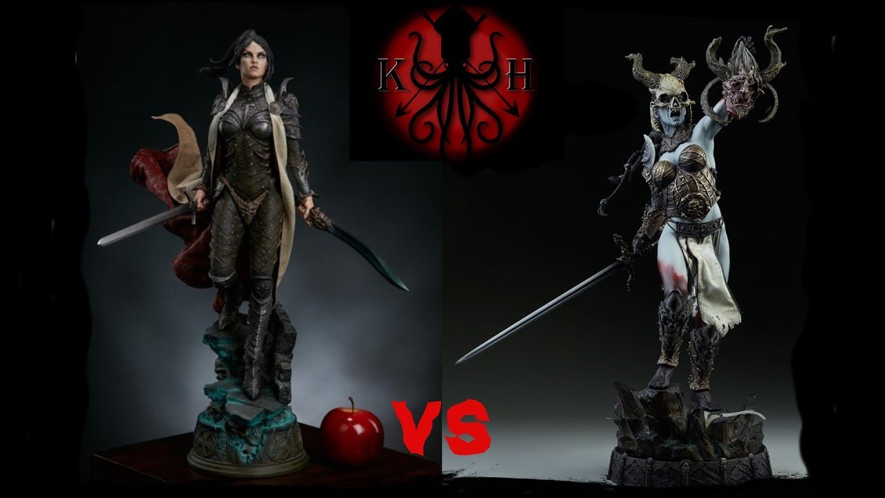 Sideshow Collectibles Court of the Dead Kier V2 & Shard Comparison *Subscriber Request*
