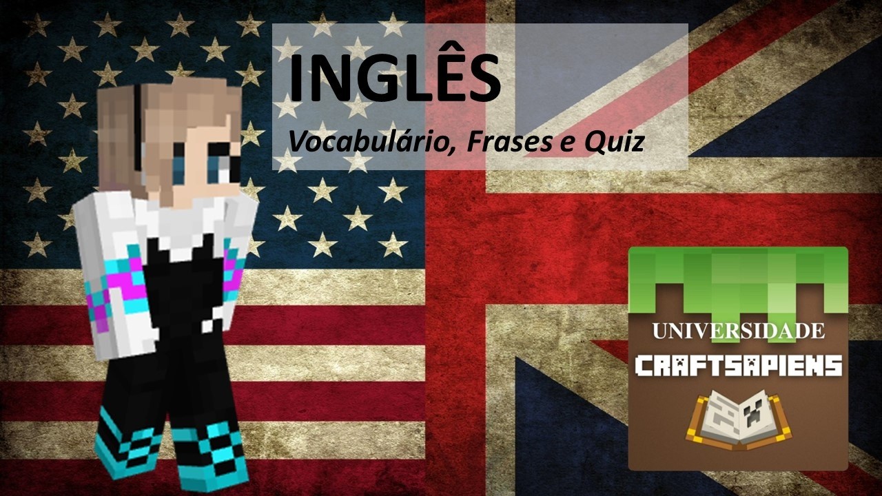 Aula no Mincraft -  Inglês e Espanhol