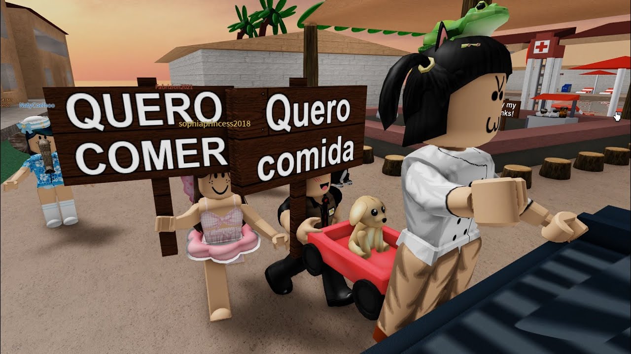 LOKIS QUER COMIDA | Roblox - Pool Hangout