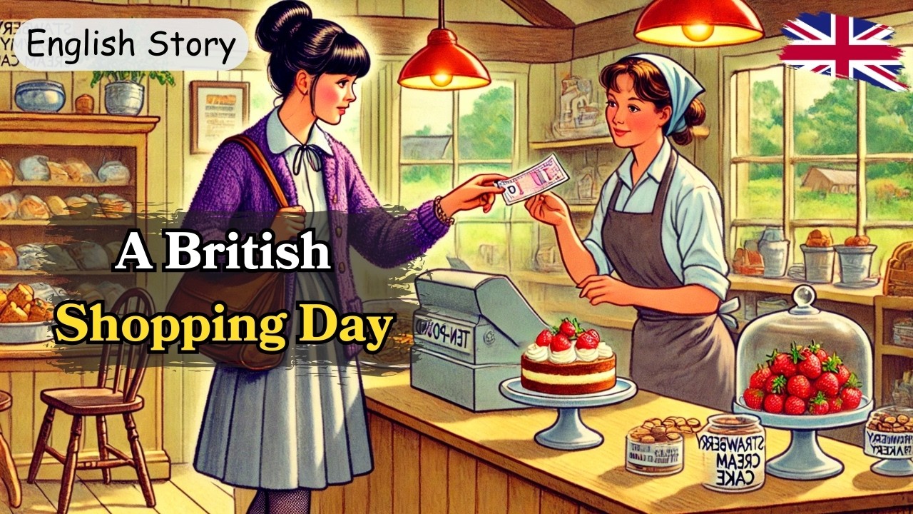 Experience a British Shopping Day – Story & Useful Expressions