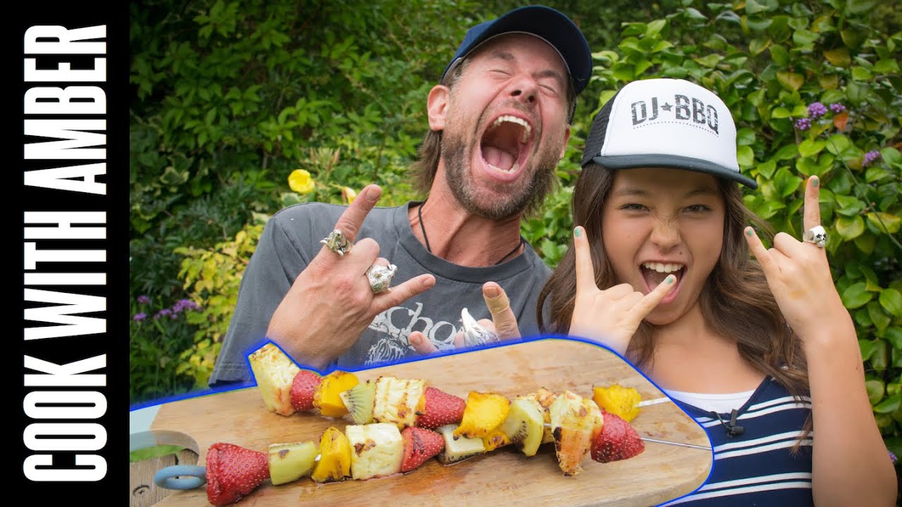 Grilled Fruit with DJ BBQ | Cook With Amber