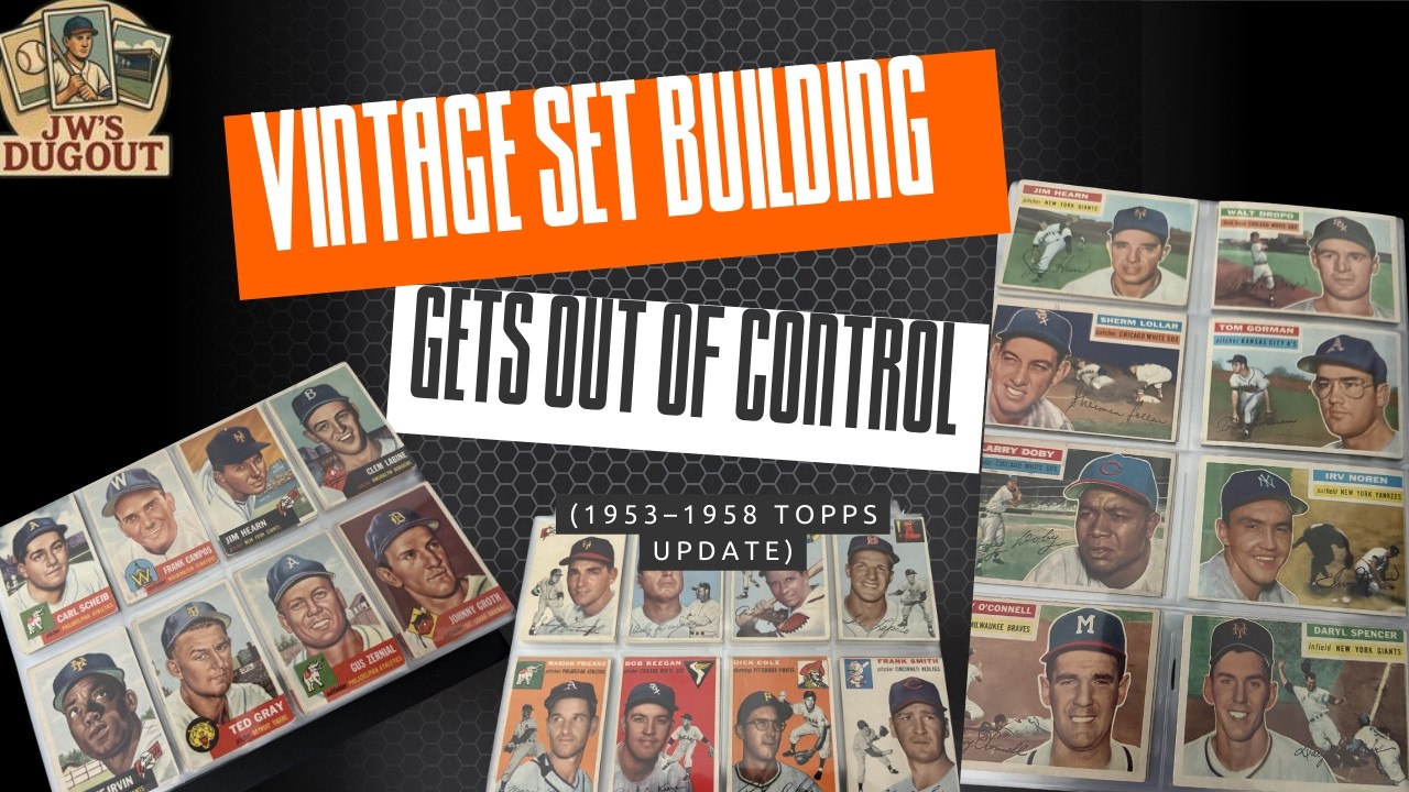 Создание винтажных наборов выходит из-под контроля (обновление Topps 1953–1958 гг.)