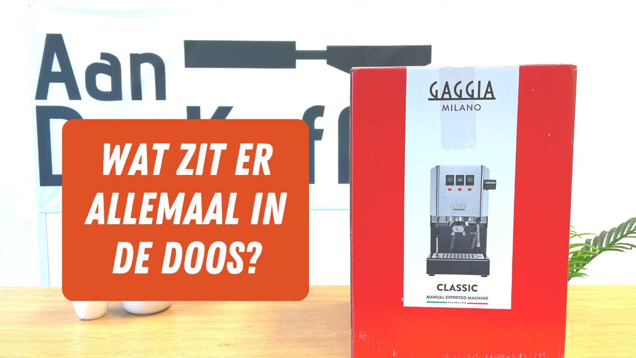 Gaggia Classic Pro Unboxen | Uit de Doos Halen