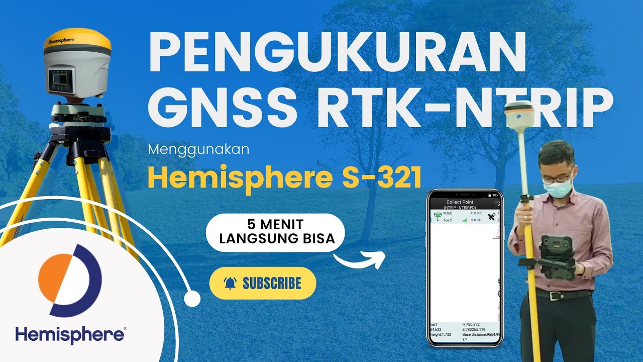 GNSS Measurement Using RTK-NTRIP Method Using Hemisphere S321