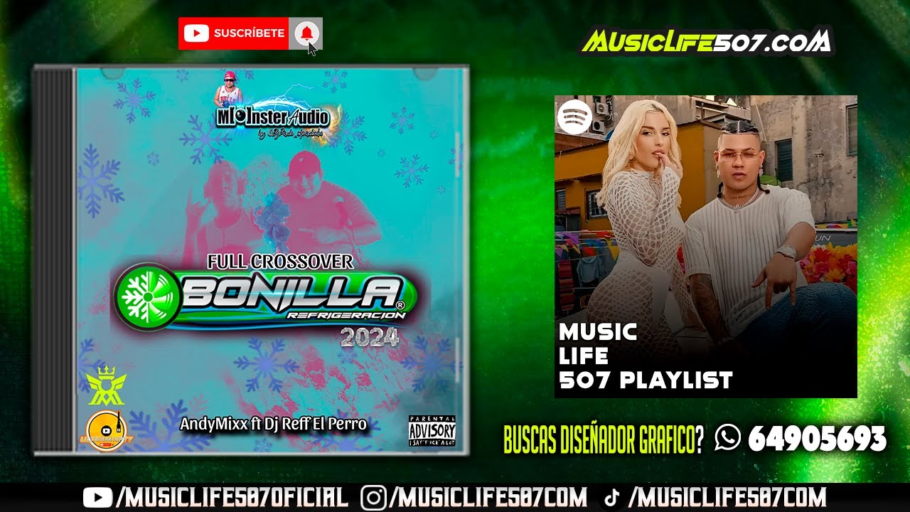 FULL CROSSOVER BONILLA REFRIGERACION #MIX #2024 - DJ ANDY MIXX ❌ DJ REFF EL PERRO | #MUSICLIFE507